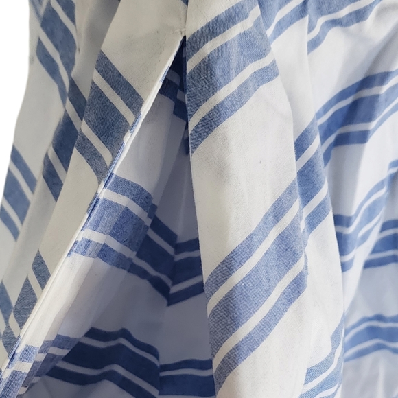 Ellos Cotton Poplin Fit & Flare Shirtdress Belted Plus Size 22/24 - Picture 7 of 11